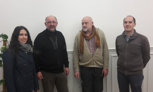 Amélie Mandel, Animatrice de RBA, Benoit Collard Secrétaire Général Symbiose, Philippe Lecompte Président de RBA, Alexandre Lelaurin responsable du site Luzéal de Pontfaverger